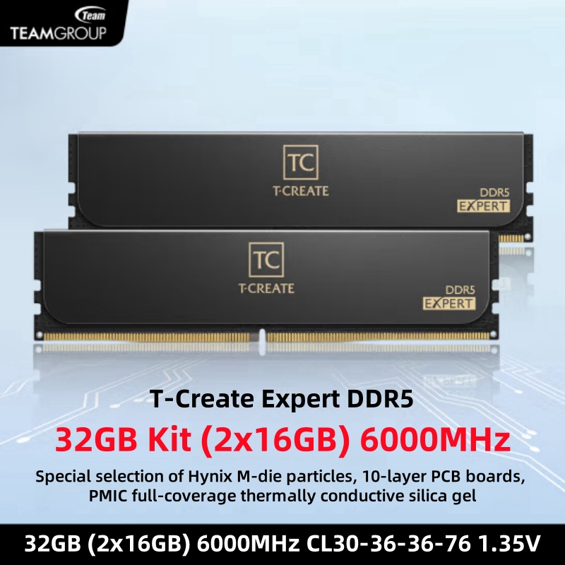 TEAMGROUP T-Create Expert CL30 - Ddr5 6000Mhz review and price